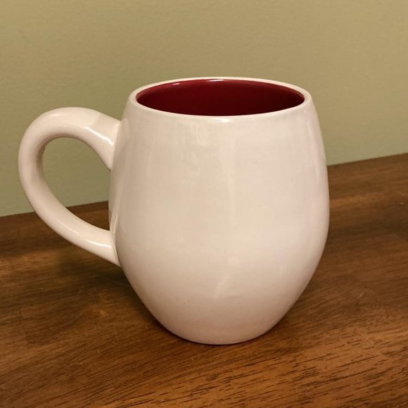 Rae Dunn Mistletoe "KISS" CERAMIC Mug - Picture 4 of 11